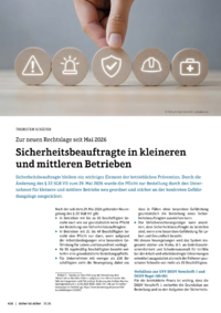 Dokument Sicherheitsbeauftragte in kleineren und mittleren Betrieben