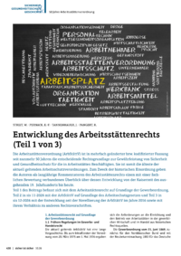 Dokument Entwicklung des Arbeitsst&auml;ttenrechts  (Teil 1 von 3)