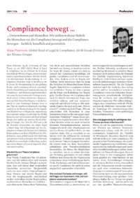 Dokument Compliance bewegt &hellip;