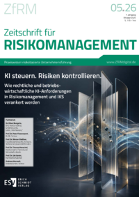 Dokument Zeitschrift f&uuml;r Risikomanagement (ZfRM) Ausgabe 05 2026