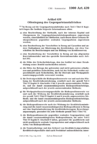 Dokument Artikel 439 Offenlegung des Gegenparteiausfallrisikos