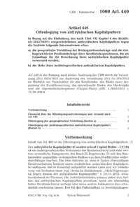 Dokument Artikel 440 Offenlegung von antizyklischen Kapitalpuffern