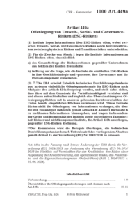 Dokument Artikel 449a Offenlegung von Umwelt-, Sozial- und Governance-Risiken (ESG-Risiken)
