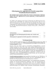 Dokument Artikel 449b Offenlegung der aggregierten Kredite gegen&uuml;ber Schattenbankunternehmen
