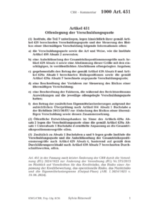 Dokument Artikel 451 Offenlegung der Verschuldungsquote