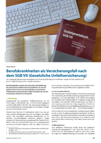 Dokument Berufskrankheiten als Versicherungsfall nach dem SGB VII (Gesetzliche Unfallversicherung)