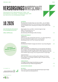 Dokument Zeitschrift Versorgungswirtschaft (VW) Ausgabe 10 2026