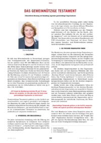Dokument Das gemeinn&uuml;tzige Testament