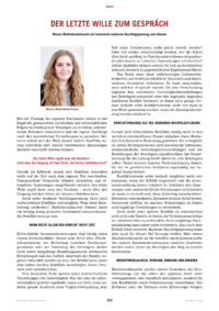 Dokument Der letzte Wille zum Gespr&auml;ch