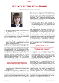 Dokument Interview mit Pauline Sch&ouml;nbach