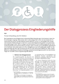 Dokument Der Dialogprozess Eingliederungshilfe