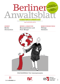 Dokument Berliner Anwaltsblatt Ausgabe 11 2026