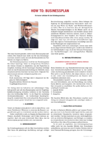 Dokument How to: Businessplan
