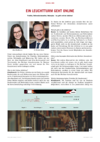 Dokument Ein Leuchtturm geht online