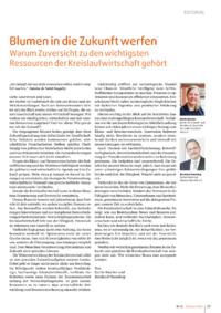 Dokument Blumen in die Zukunft werfen