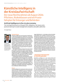 Dokument K&uuml;nstliche Intelligenz in der Kreislaufwirtschaft