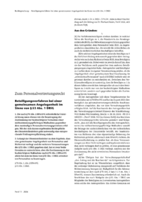 Dokument Beteiligungsverfahren bei einer gemeinsamen Angelegenheit im Sinne von &sect; 53 Abs. 1 DRiG