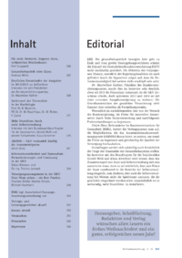 Dokument Inhalt/Editorial 