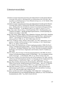 Dokument Literaturverzeichnis