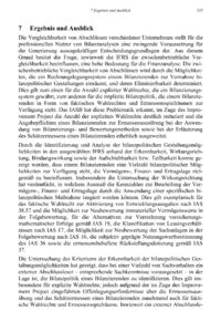 Dokument Ergebnis und Ausblick