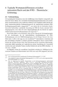 Dokument Typische Wertansatzdifferenzen zwischen nationalem Recht und den IFRS &ndash; Theoretische Er&ouml;rterung