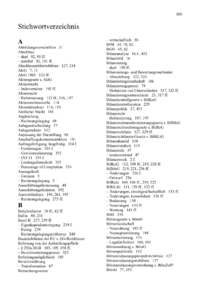Dokument Stichwortverzeichnis