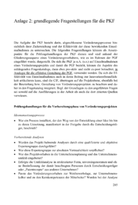 Dokument Grundlegende Fragestellungen f&uuml;r die PKF