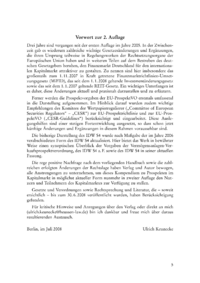 Dokument Vorwort
