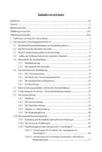 Dokument Inhaltsverzeichnis
