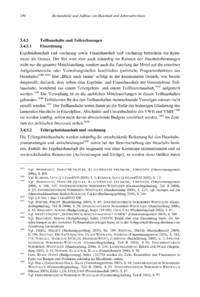 Dokument Teilhaushalte und Teilrechnungen
