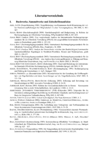 Dokument Literaturverzeichnis