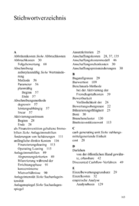 Dokument Stichwortverzeichnis