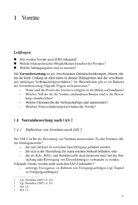 Dokument Vorräte