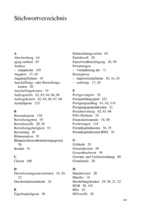 Dokument Stichwortverzeichnis
