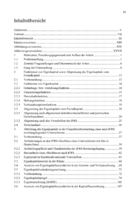 Dokument Inhalts&uuml;bersicht