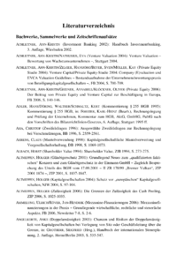 Dokument Literaturverzeichnis