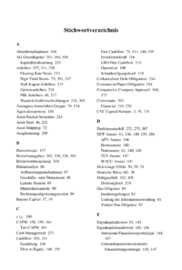 Dokument Stichwortverzeichnis