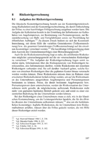 Dokument Risikoträgerrechnung
