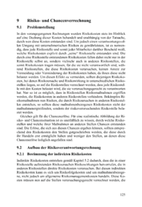 Dokument Risiko- und Chancenverrechnung