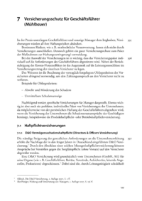 Dokument Versicherungsschutz für Geschäftsführer