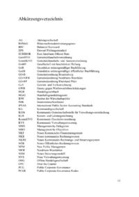 Dokument Abk&uuml;rzungsverzeichnis