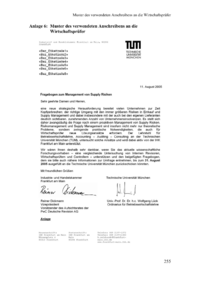 Dokument Muster des verwendeten Anschreibens an die Wirtschaftspr&uuml;fer