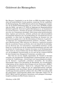Dokument Geleitwort des Herausgebers