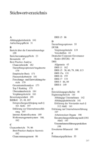 Dokument Stichwortverzeichnis
