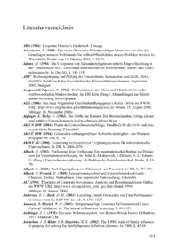 Dokument Literaturverzeichnis
