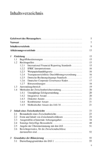 Dokument Inhaltsverzeichnis