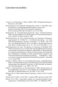 Dokument Literaturverzeichnis