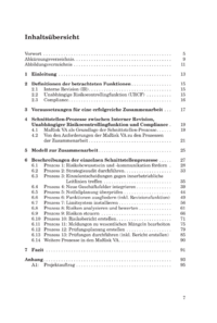 Dokument Inhaltsübersicht
