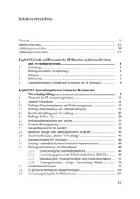 Dokument Inhaltsverzeichnis