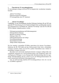 Dokument IT-Anwendungsformen in Interner Revision und Wirtschaftsprüfung